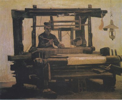 Weaver at the Loom by Vincent van Gogh